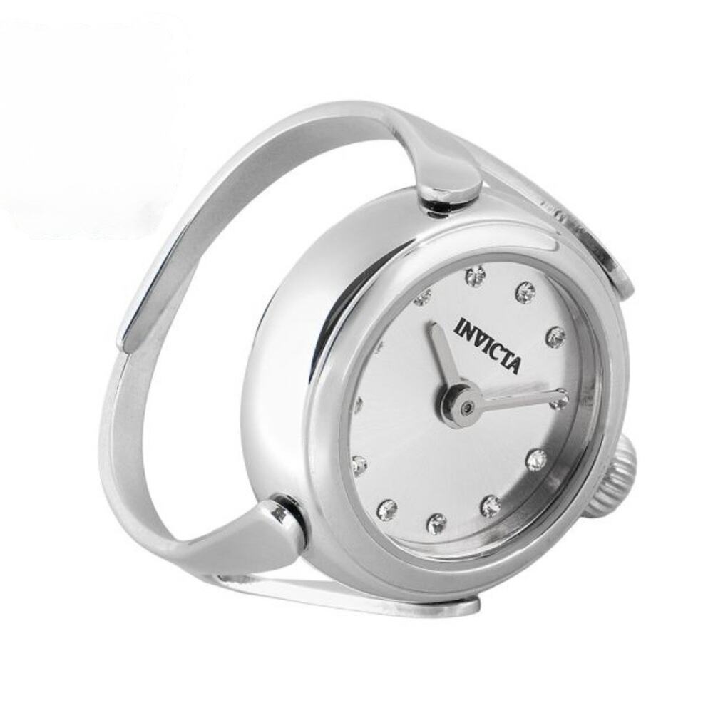Invicta Angel Women's Ring Watch - 17.5mm, Silver (44480) $199 MSRP-NEW IN BOX - Picture 14 of 16